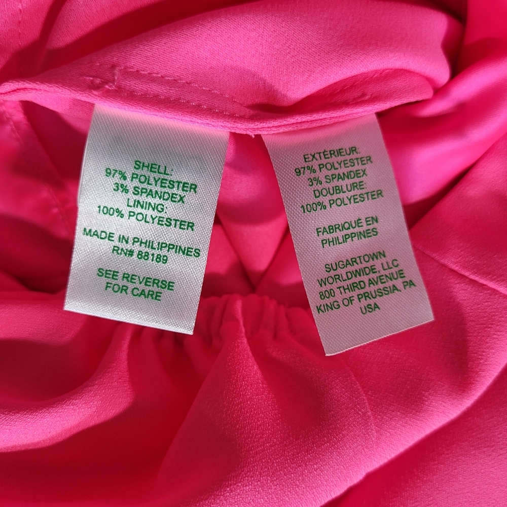 Lilly Pulitzer Jada Off-The-Shoulder Jumpsuit in Pink Isle Size 8 - Picture 8 of 15